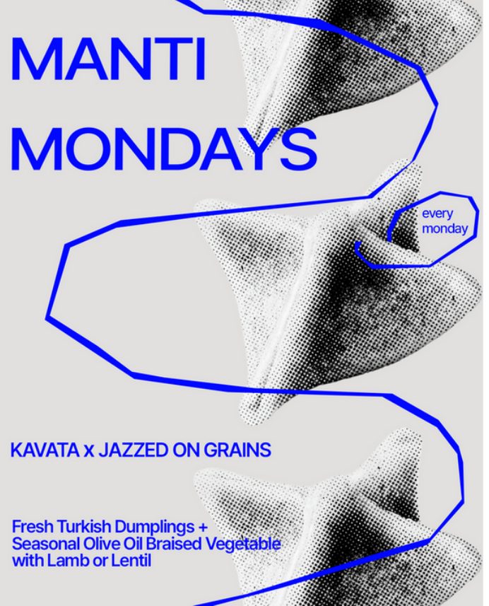 Manti Mondays poster for Kavata